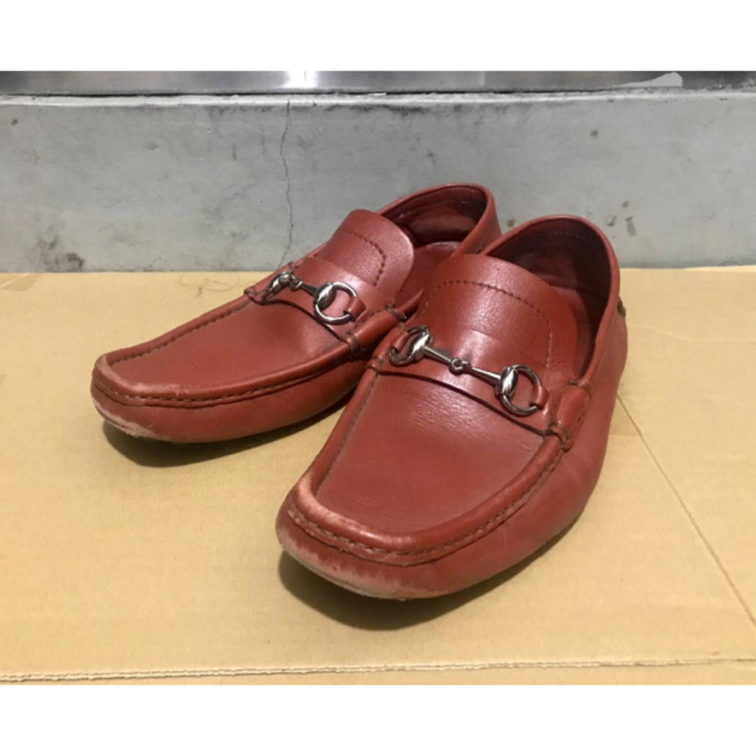 Gucci(グッチ)のGUCCI グッチ　ホースビット　ローファー　レザー　革靴　モード  ビンテージ メンズの靴/シューズ(ドレス/ビジネス)の商品写真