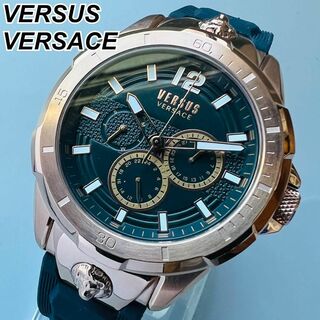 ヴェルサーチ(VERSACE)のヴェルサス ヴェルサーチ 新品 メンズ 腕時計 ブラック ケース付属 ゴールド(腕時計(アナログ))