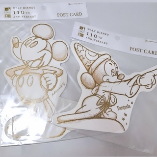 ディズニー(Disney)の110周年ポストカードセット(写真/ポストカード)