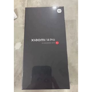 シャオミ(Xiaomi)のxiaomi 14 pro 16GB/512GB BLU EUROM ブラック(スマートフォン本体)