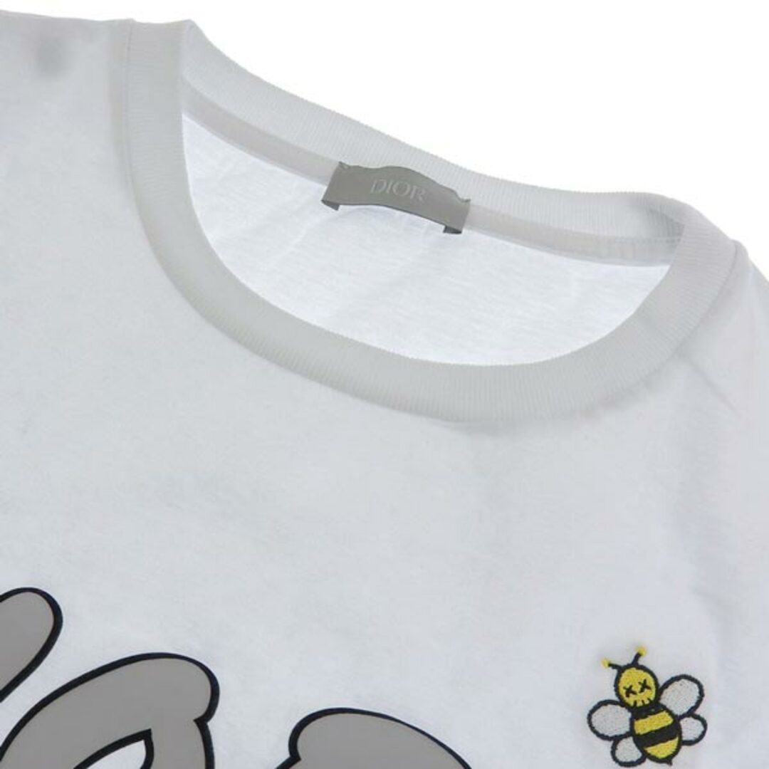 【中古】Christian Dior クリスチャンディオール コットン ロゴ 半袖 Tシャツ #S 923J611X1241 ホワイト gy