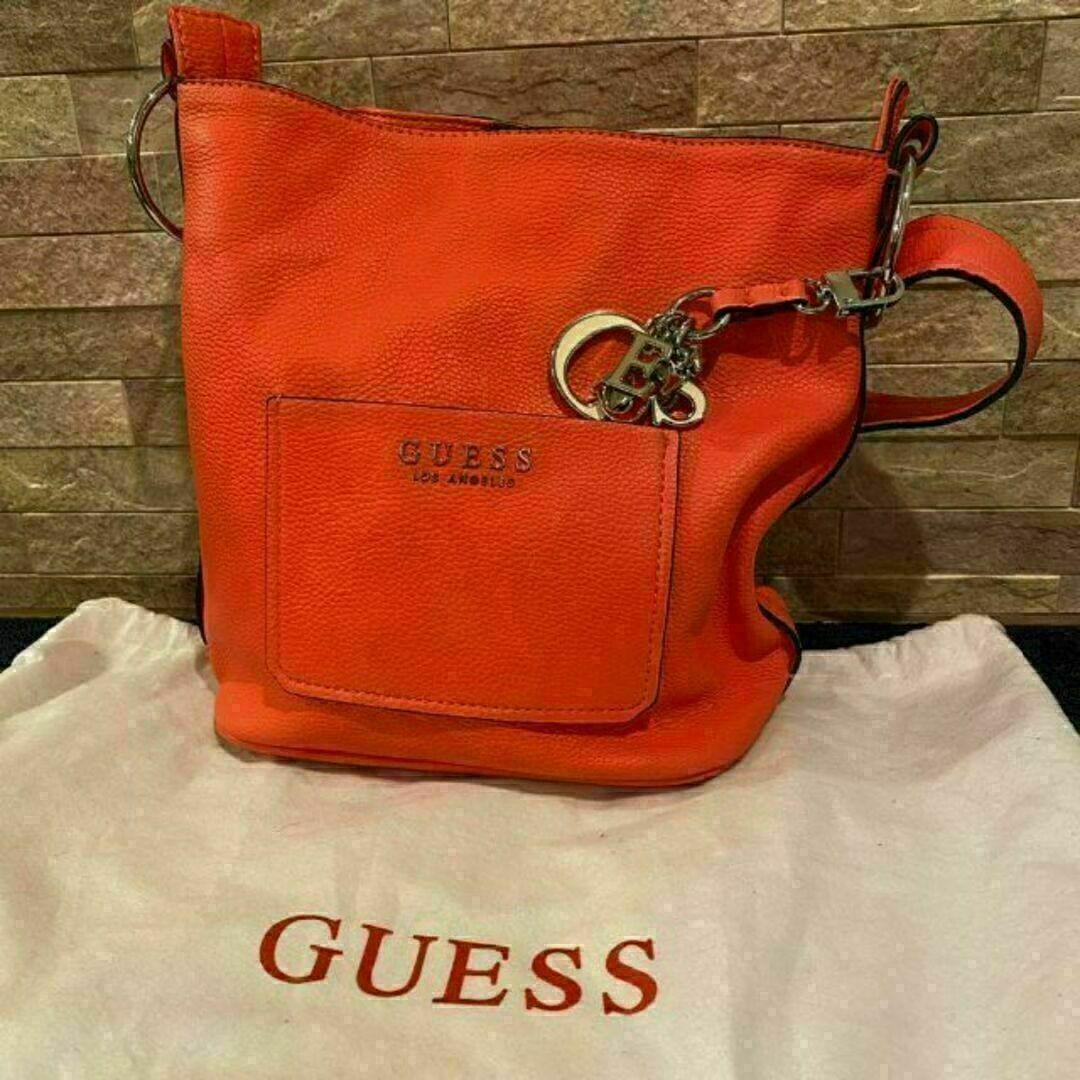 袋付き 美品 Guess ゲス ハンドバッグ ショルダーバッグ-