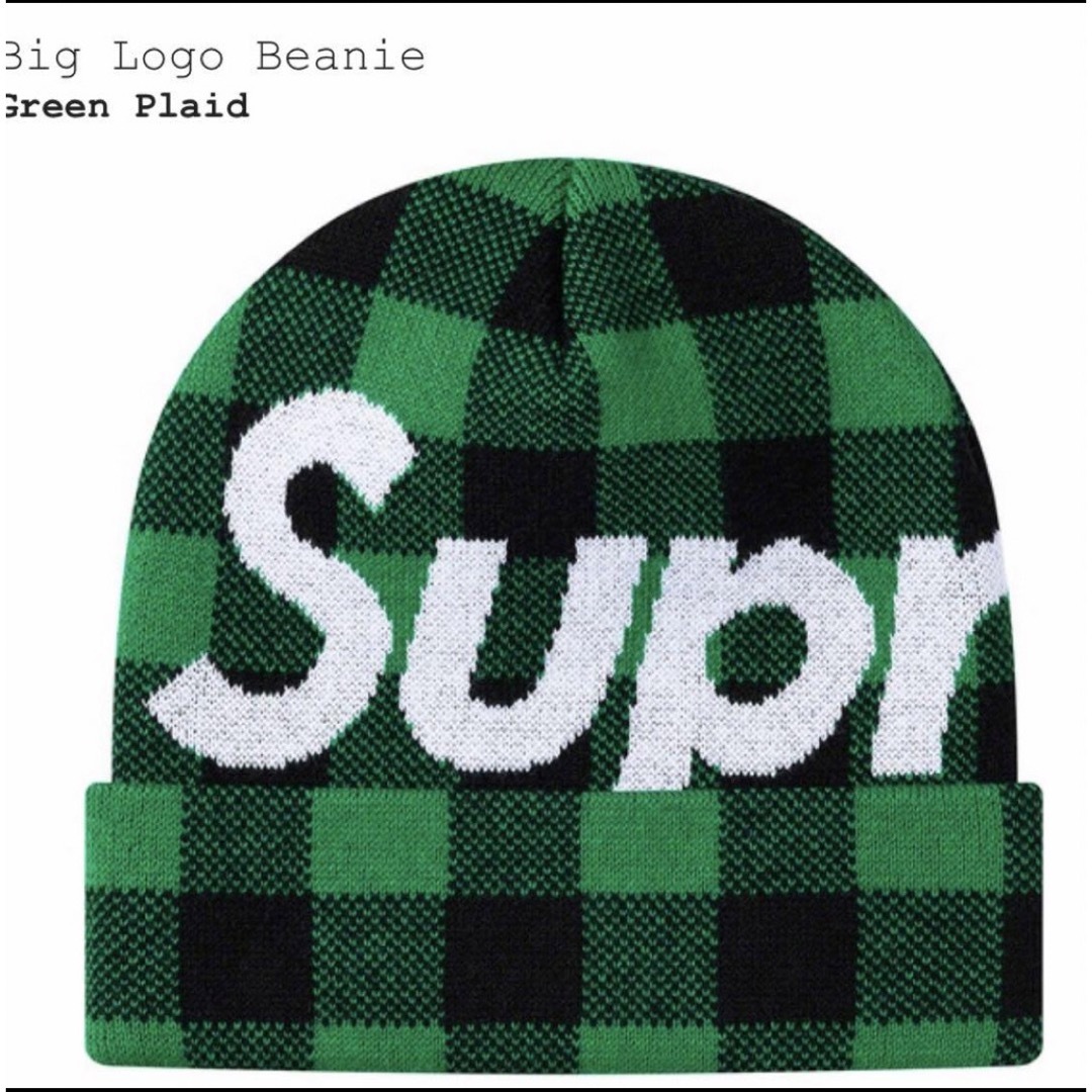 Supreme Big Logo Beanie 緑 Green