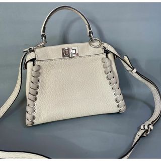 FENDI - FENDI バゲット ビーズバッグ Gカード付 ハラコ ウールの通販 ...