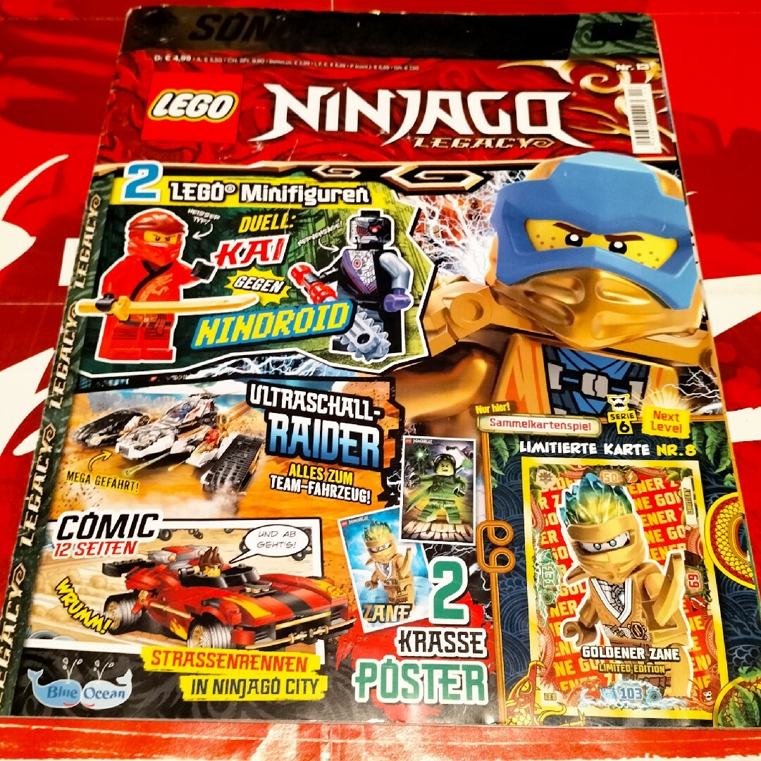 Lego(レゴ)のLEGOドイツ語 コミックNINJAGO ポスター 3つ 4冊 エンタメ/ホビーの本(洋書)の商品写真