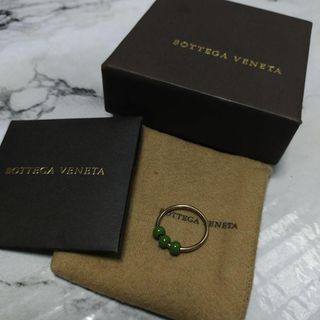 ボッテガヴェネタ(Bottega Veneta)の528超美品　ボッテガヴェネタ　リング　指輪　ビーズ　7号　sv925(リング(指輪))