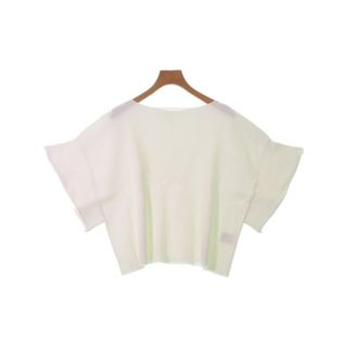 オペークドットクリップ(OPAQUE.CLIP)のOPAQUE.CLIP Tシャツ・カットソー 36(S位) 白 【古着】【中古】(カットソー(半袖/袖なし))