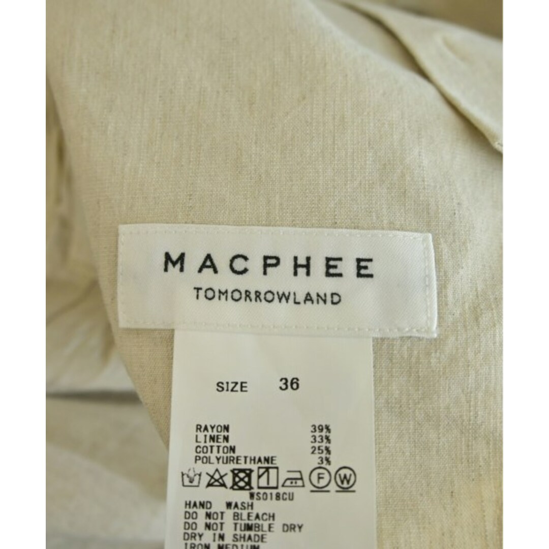 MACPHEE(マカフィー)のMACPHEE マカフィー パンツ（その他） 36(M位) アイボリー 【古着】【中古】 レディースのパンツ(その他)の商品写真