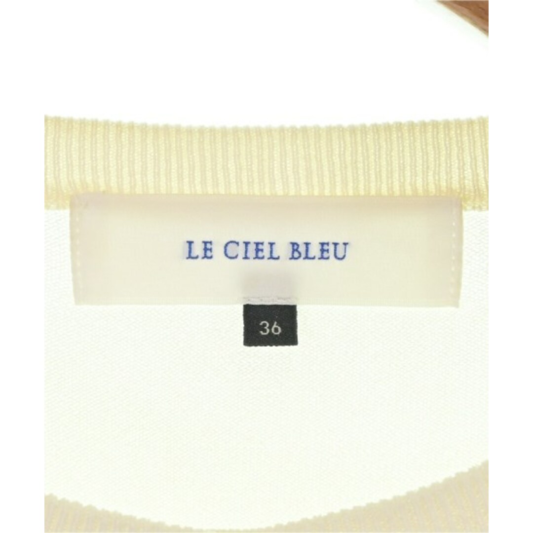 LE CIEL BLEU(ルシェルブルー)のLE CIEL BLEU ルシェルブルー カーディガン 36(S位) 白 【古着】【中古】 レディースのトップス(カーディガン)の商品写真