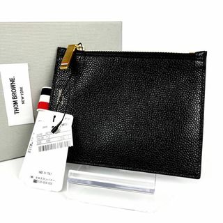 トムブラウン(THOM BROWNE)の希少 新品使用 THOM BROWNE トムブラウン コインケース ブラック(コインケース/小銭入れ)