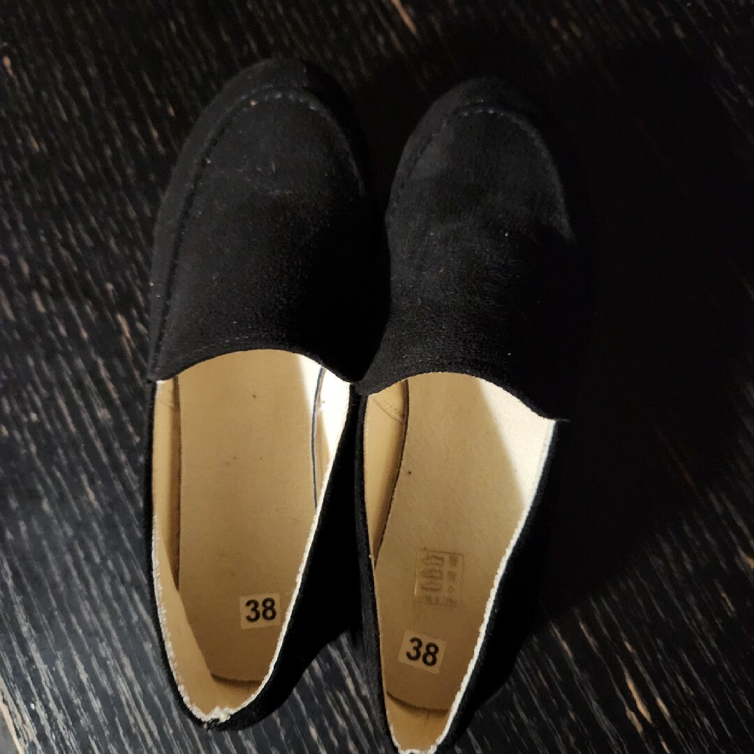 新品未使用厚底ローファー24cm レディースの靴/シューズ(ローファー/革靴)の商品写真