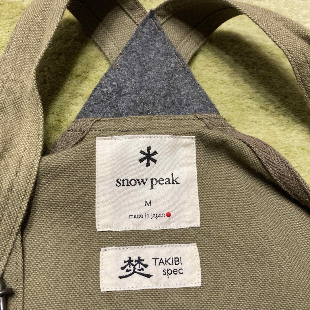 Snow Peak(スノーピーク)のSnowPeakTAKIBIDuckVestスノーピーク焚き火ベストMサイズ メンズのジャケット/アウター(その他)の商品写真