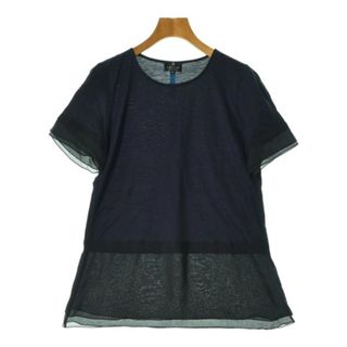 ランバンコレクション(LANVIN COLLECTION)のLANVIN COLLECTION Tシャツ・カットソー 38(S位) 紺 【古着】【中古】(カットソー(半袖/袖なし))