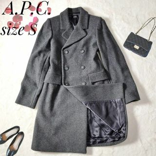 【人気】A.P.C コーデュロイ ワンピース Aライン 38 ベーシック 定番