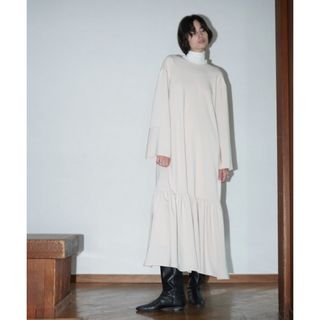 クラネ(CLANE)の新品23AW クラネ W FACE GATHER SWITCH ONEPIECE(ロングワンピース/マキシワンピース)