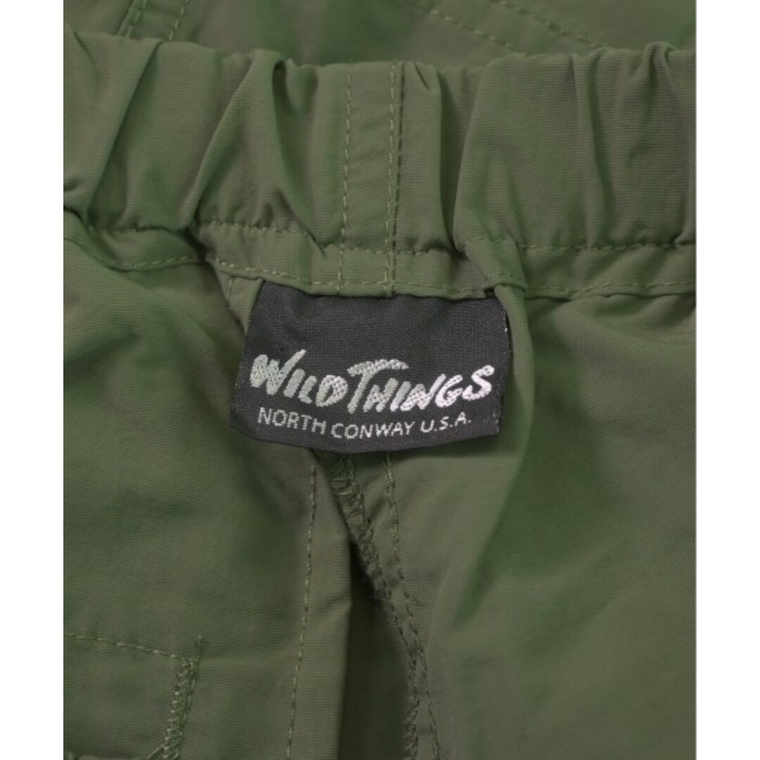 WILDTHINGS(ワイルドシングス)のWILD THINGS ワイルドシングス ショートパンツ -(XS位) カーキ 【古着】【中古】 メンズのパンツ(ショートパンツ)の商品写真