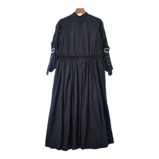 ノワールケイニノミヤ(noir kei ninomiya)のnoir kei ninomiya シャツワンピース XS 黒 【古着】【中古】(その他)