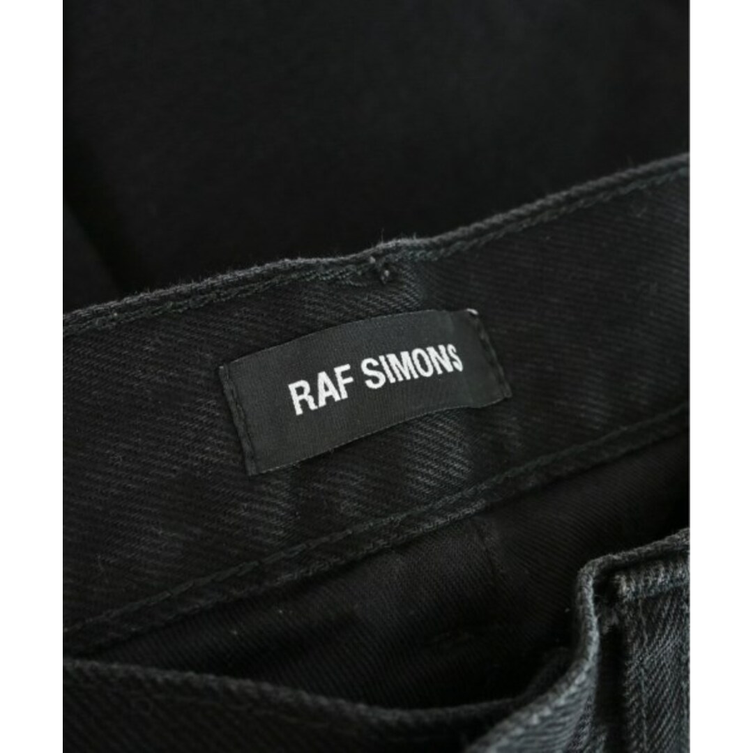 RAF SIMONS(ラフシモンズ)のRAF SIMONS ラフシモンズ デニムパンツ 28(S位) 黒 【古着】【中古】 メンズのパンツ(デニム/ジーンズ)の商品写真