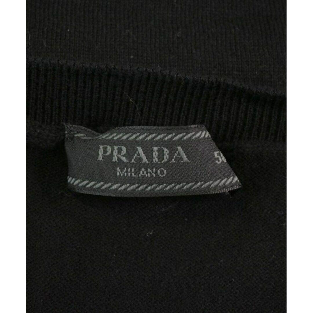 PRADA(プラダ)のPRADA プラダ ニット・セーター 50(XL位) 黒 【古着】【中古】 メンズのトップス(ニット/セーター)の商品写真