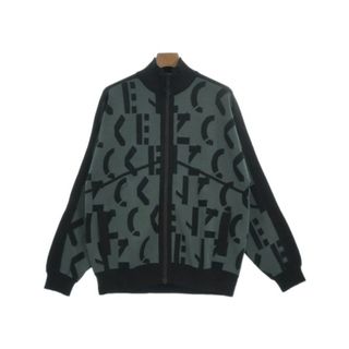 ケンゾー(KENZO)のKENZO ケンゾー ニット・セーター M 緑x黒(総柄) 【古着】【中古】(ニット/セーター)