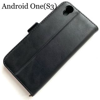 エレコム(ELECOM)のAndroid One S3用レザーケース★サイドマグネット★スタンド★カード入(Androidケース)