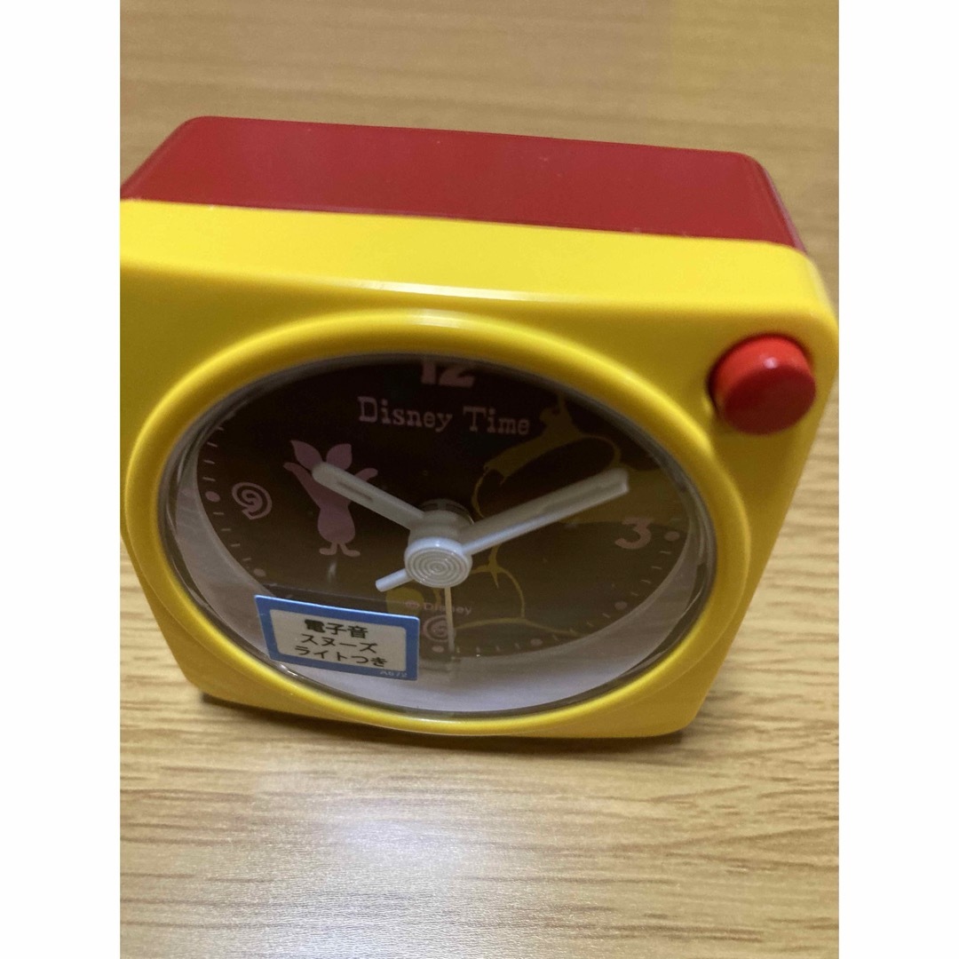SEIKO(セイコー)のセイコー クロック 目覚まし時計 くまのプーさん FD417Y インテリア/住まい/日用品のインテリア小物(置時計)の商品写真