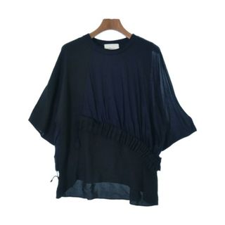 スリーワンフィリップリム(3.1 Phillip Lim)の3.1 Phillip Lim Tシャツ・カットソー XS 紺x黒 【古着】【中古】(カットソー(半袖/袖なし))