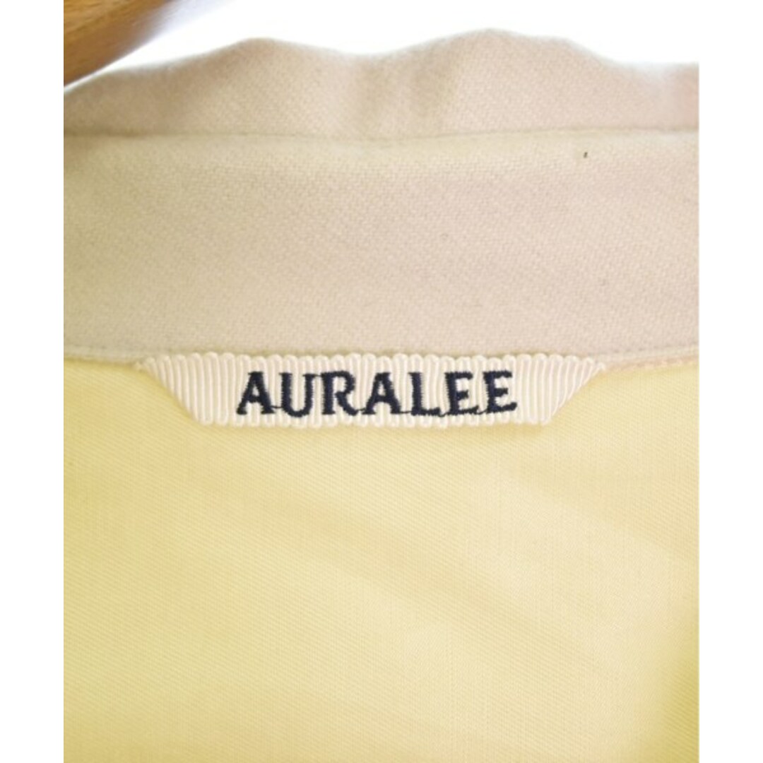 AURALEE(オーラリー)のAURALEE オーラリー カジュアルシャツ 0(XS位) ベージュ 【古着】【中古】 メンズのトップス(シャツ)の商品写真