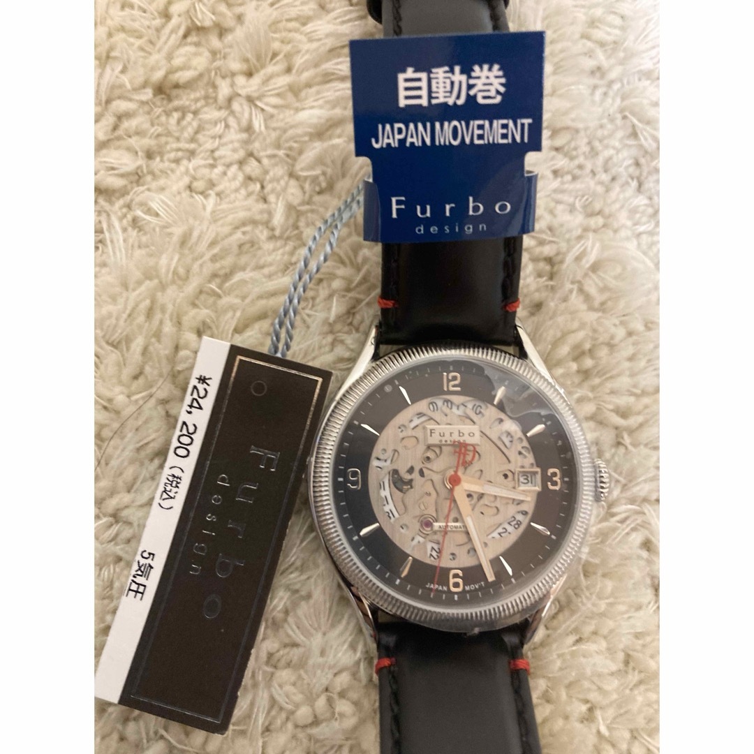 Furbo Design(フルボデザイン)のFurbo design  自動巻き 腕時計F8204SBKBK メンズの時計(腕時計(アナログ))の商品写真