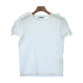 エムエスジイエム(MSGM)のMSGM エムエスジーエム Tシャツ・カットソー XS 白 【古着】【中古】(カットソー(半袖/袖なし))