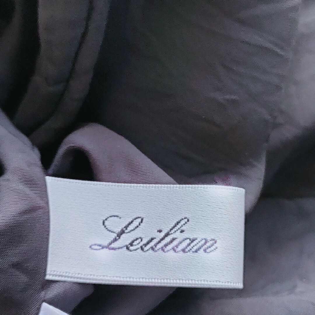 leilian(レリアン)の美品✨レリアン 高級服 長袖 2way 衿付 日本製 ワンピース 9号 レディースのワンピース(ひざ丈ワンピース)の商品写真