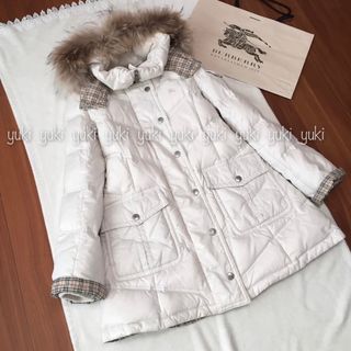 バーバリーブルーレーベルＢＵＲＢＥＲＲＹ高級人気ブランドロゴ入アウタージャケット