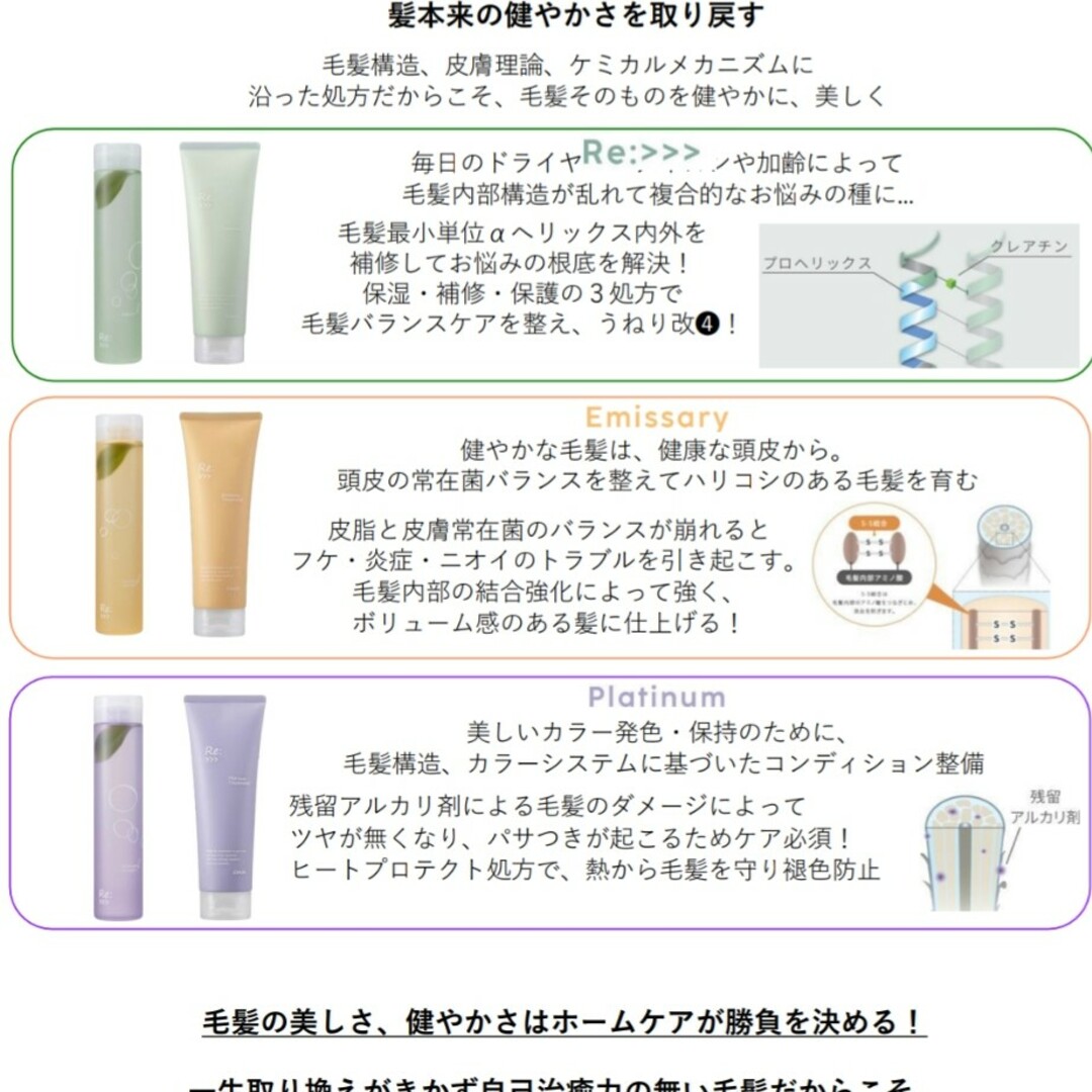 ADJUVANT(アジュバン)のアジュバンPlatinumセット　限定サイズ1000ml コスメ/美容のヘアケア/スタイリング(シャンプー/コンディショナーセット)の商品写真