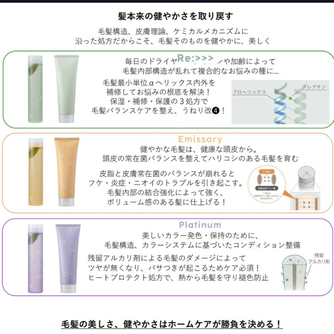 アジュバンエミサリーセット　限定サイズ1000ml コスメ/美容のヘアケア/スタイリング(シャンプー/コンディショナーセット)の商品写真