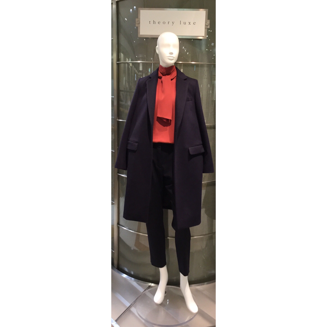 Theory - Theory luxe チェスターコートの通販 by yu♡'s shop Theory - Theory luxe チェスターコートの通販 by yu♡'s shop