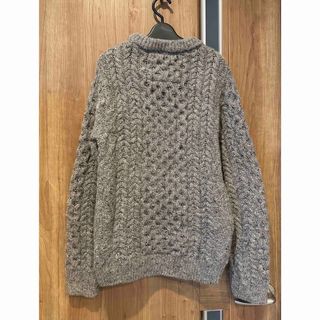 【美品】AVOCA アヴォカ ハンドニット ウール100% ドンガルツイード