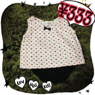 ベビー女の子トップス＆ブルマセット70(ロンパース)