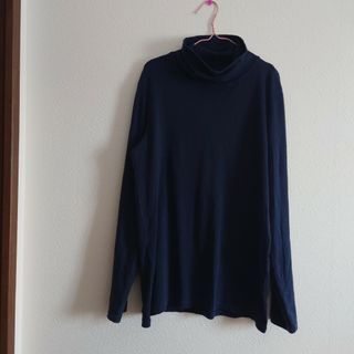 ユニクロ(UNIQLO)のUNIQLOハイネックカットソー XL(カットソー(長袖/七分))