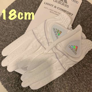 アディダス(adidas)のadidas 両手用グローブ レディス 18cm color white(その他)