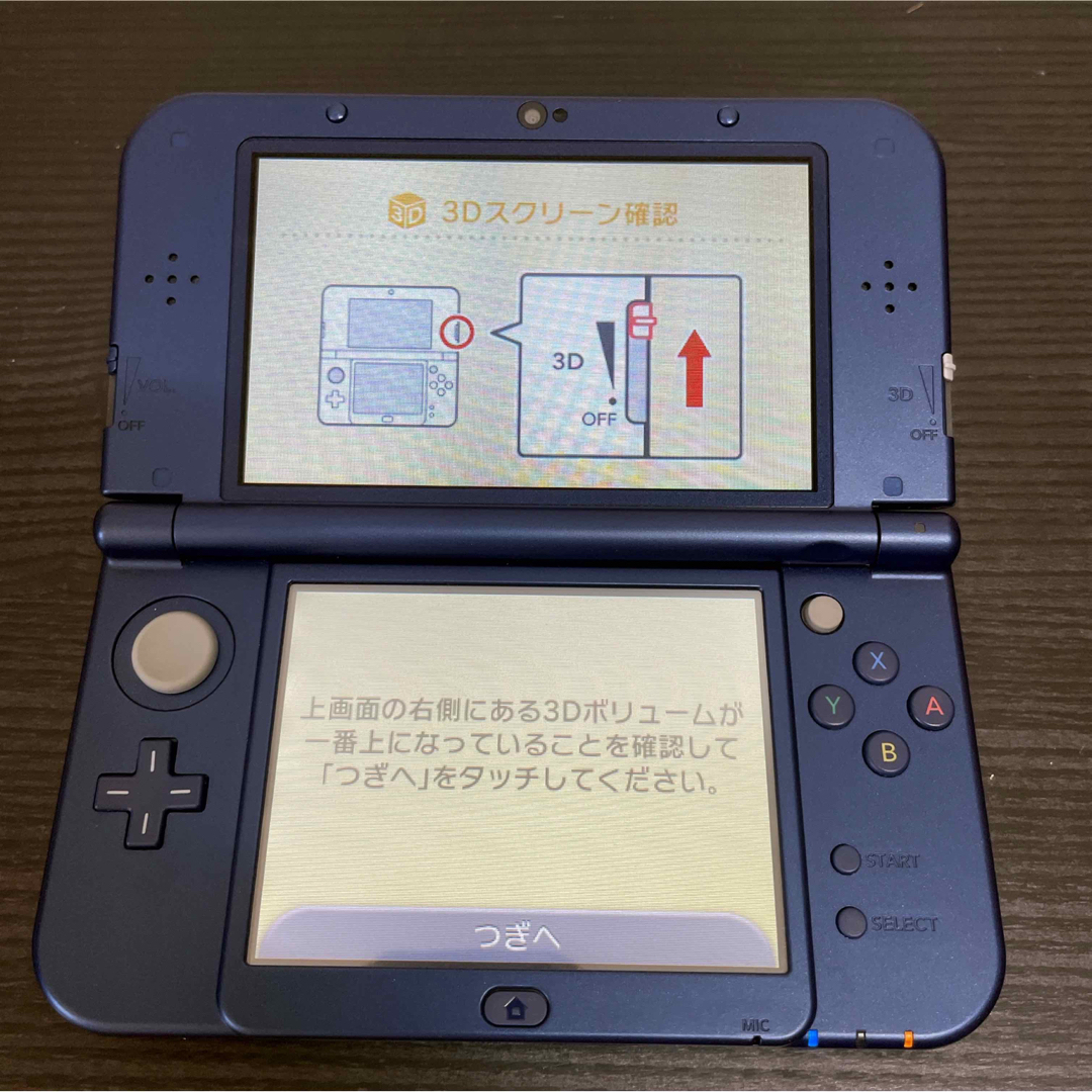 newニンテンドー3DSLL メタリックブルー　画面極美品　Nintendo