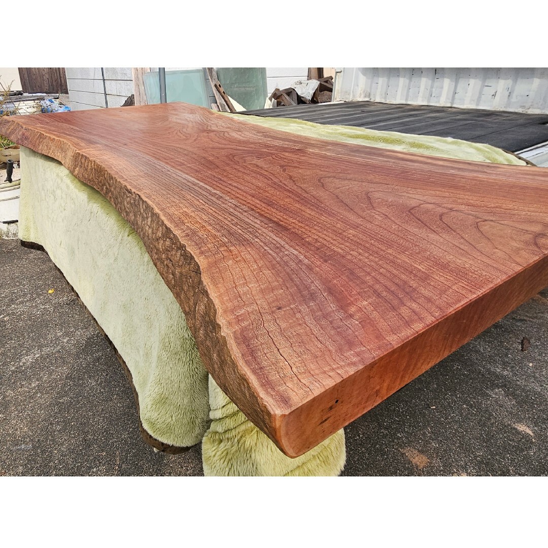 欅 一枚板 玉杢 杢 最高級 ダイニングテーブル横幅1730ミリ