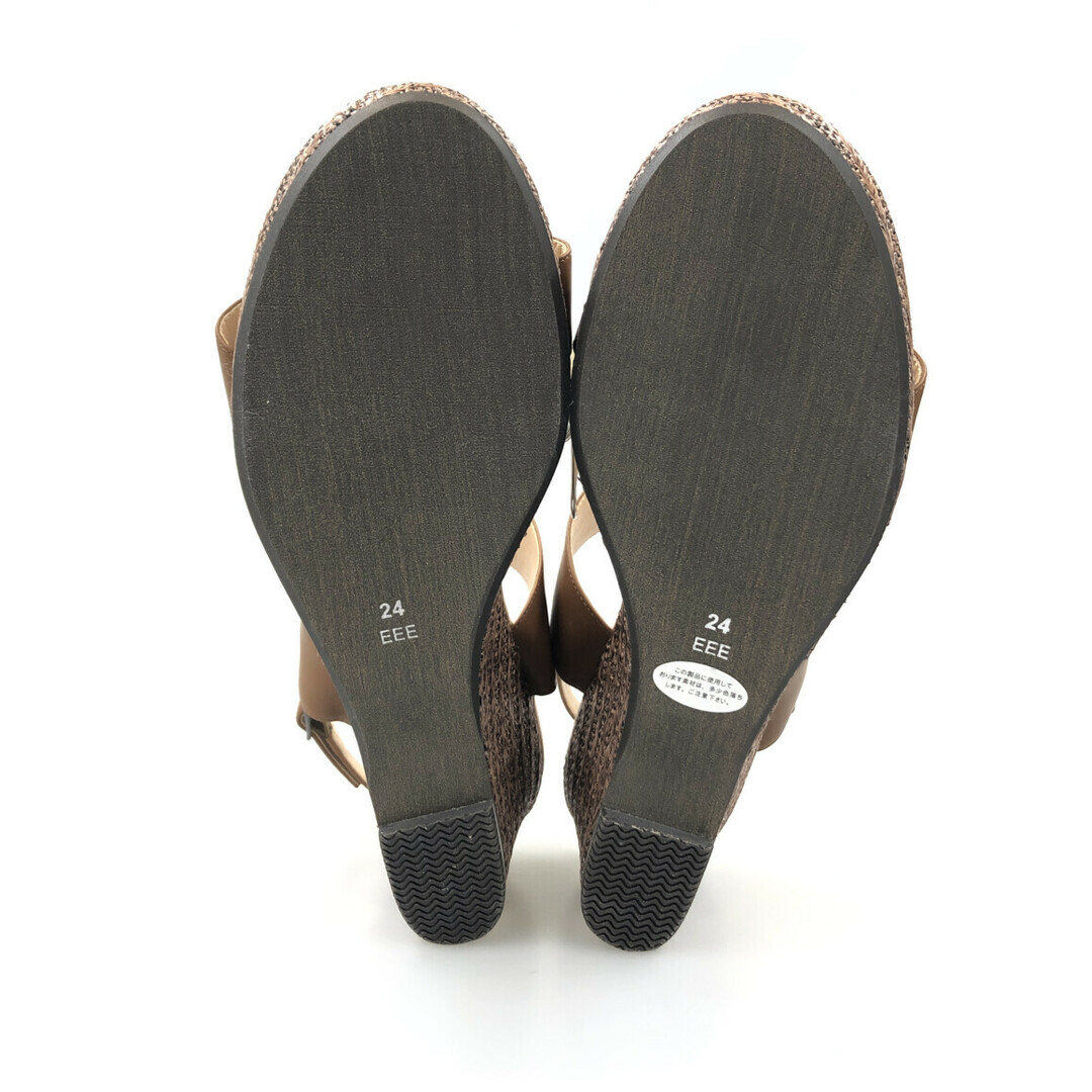 美品  Pitti ウェッジソールサンダル    レディース 24 レディースの靴/シューズ(サンダル)の商品写真