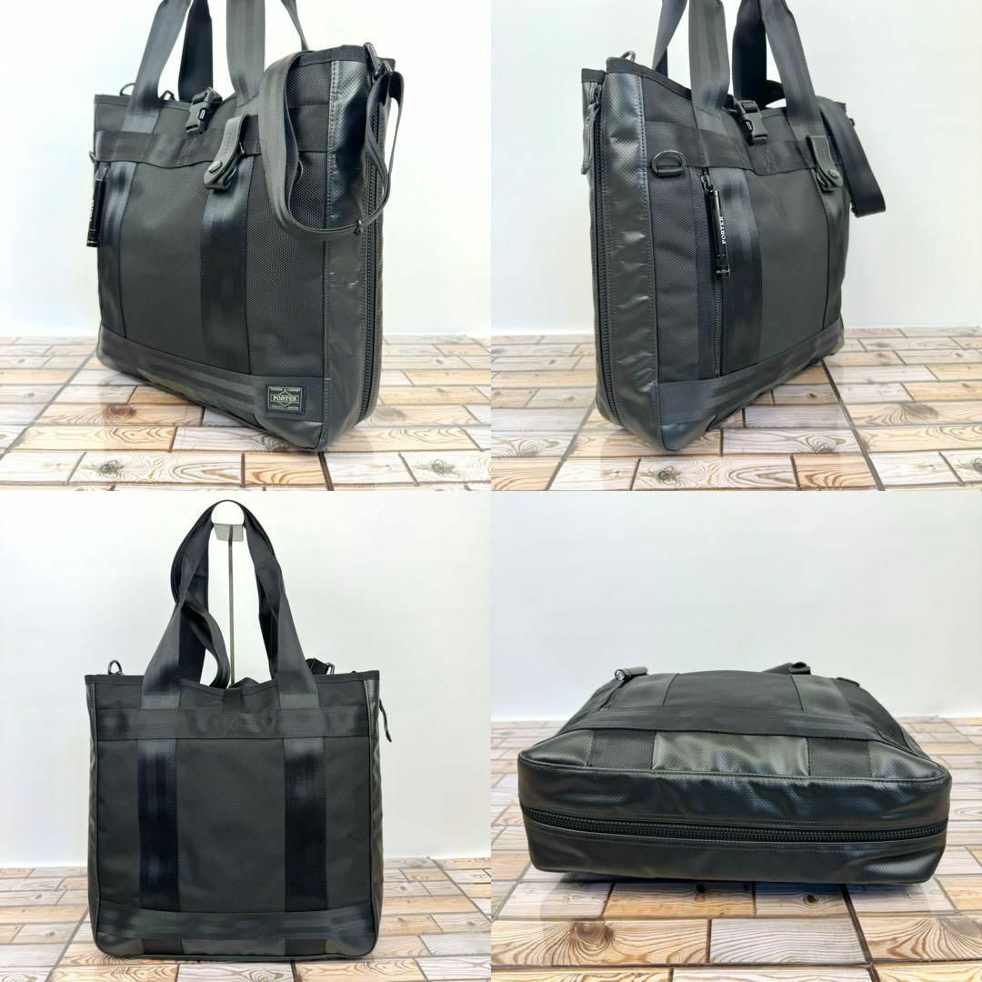 PORTER - 【極美品】PORTER HEAT ポーター ヒート 2WAY トートバッグの