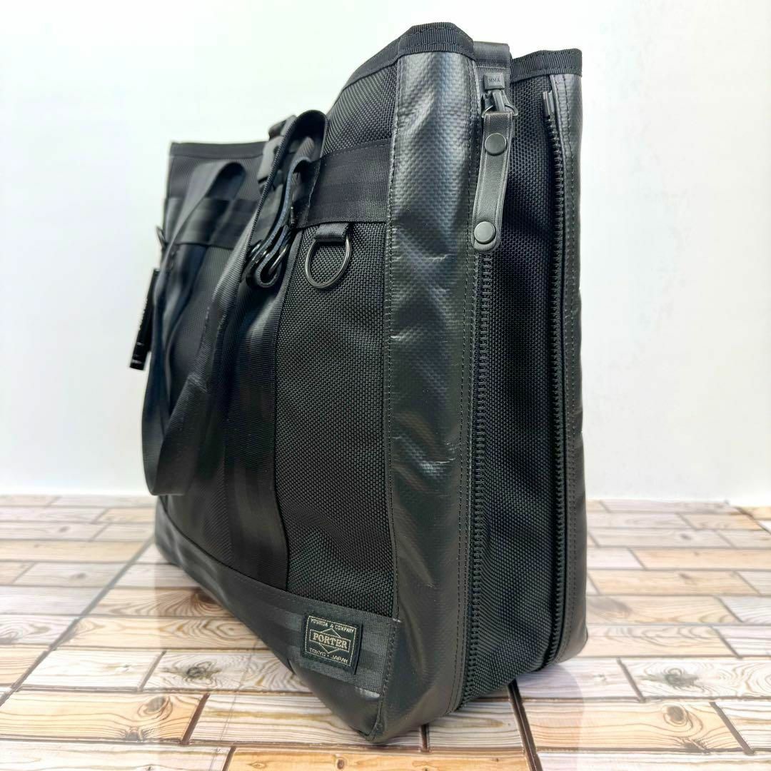 極美品】PORTER HEAT ポーター ヒート 2WAY トートバッグ - トートバッグ