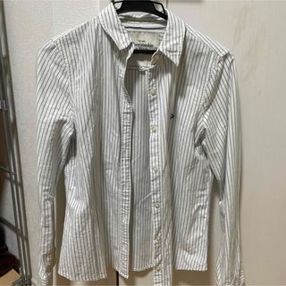 アバクロンビーアンドフィッチ(Abercrombie&Fitch)のアバクロ　ストライプシャツ(シャツ/ブラウス(長袖/七分))