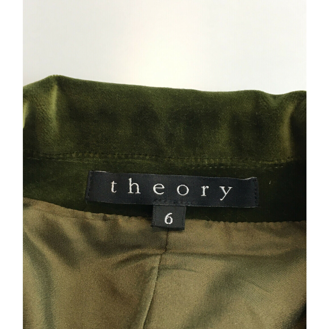 theory(セオリー)のセオリー theory ベロアテーラードジャケット    レディース 6 レディースのジャケット/アウター(テーラードジャケット)の商品写真