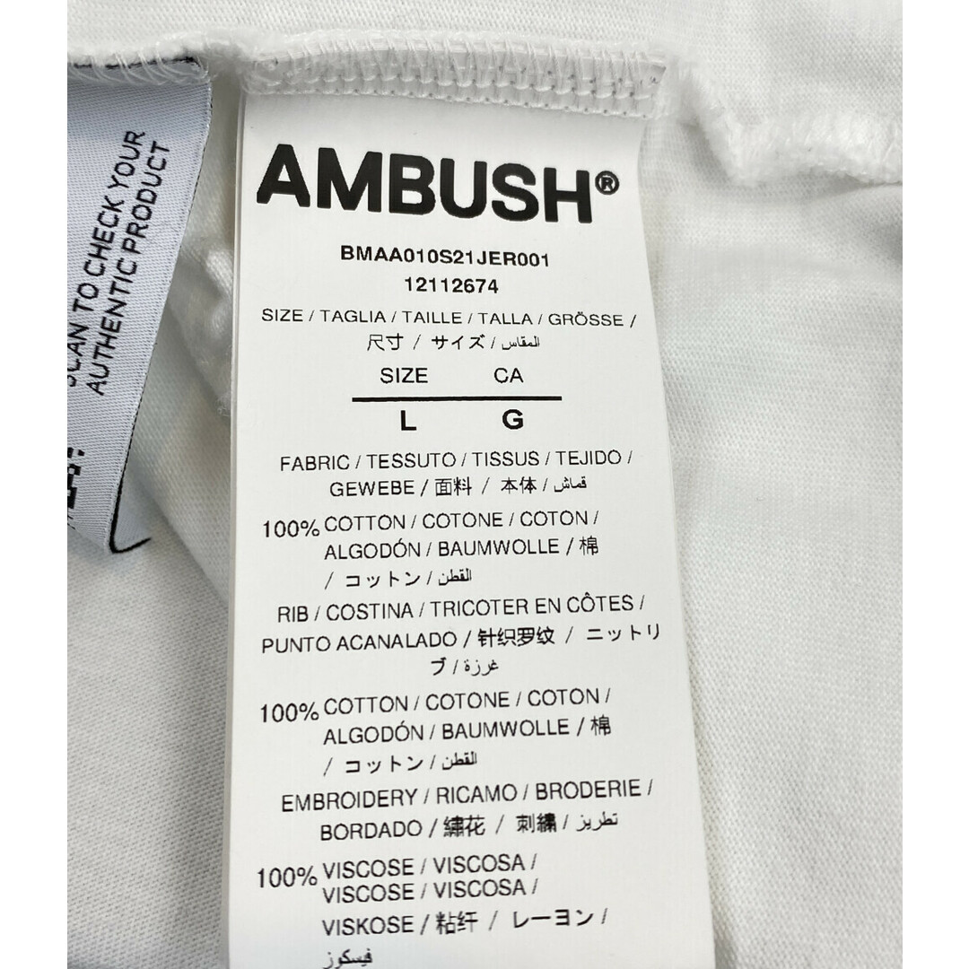 AMBUSH(アンブッシュ)のアンブッシュ AMBUSH 半袖Tシャツ    メンズ L メンズのトップス(Tシャツ/カットソー(半袖/袖なし))の商品写真