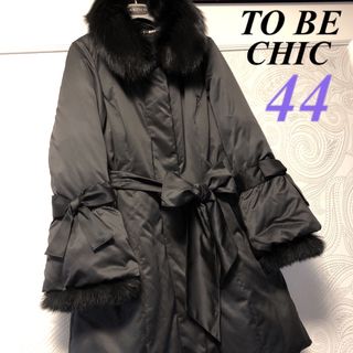 【美品】TO BE CHIC 大きいサイズ46 コート　水玉　ドット