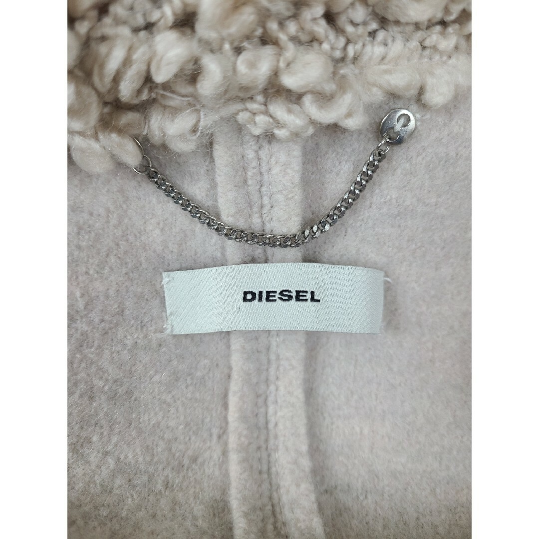 DIESEL(ディーゼル)の美品 DESEL ストレッチメルトンロングコート レディースのジャケット/アウター(ロングコート)の商品写真