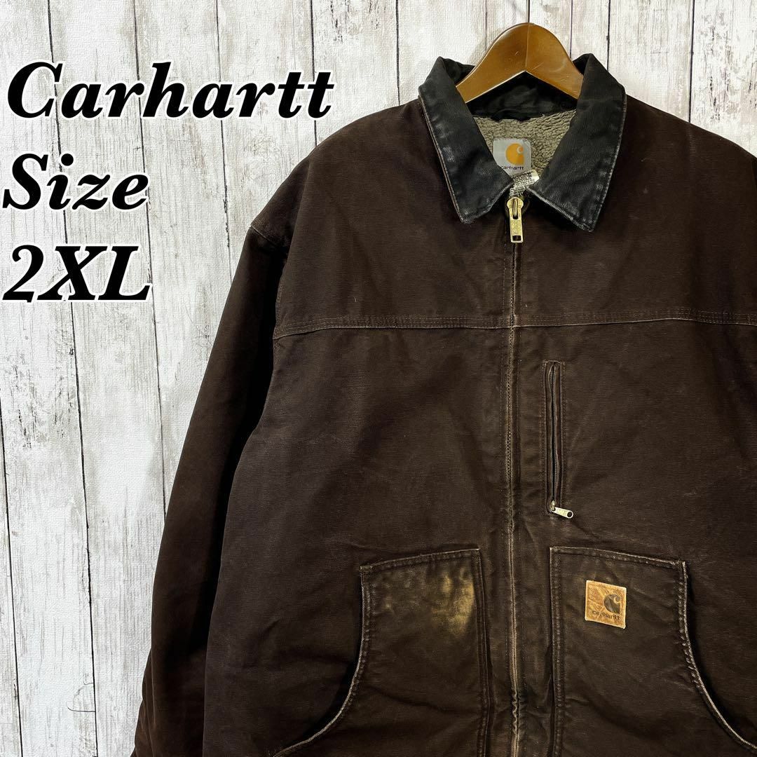 carhartt - カーハート Ｃ61リッジコート サイズ2ＸＬ 茶色ブラウン ...